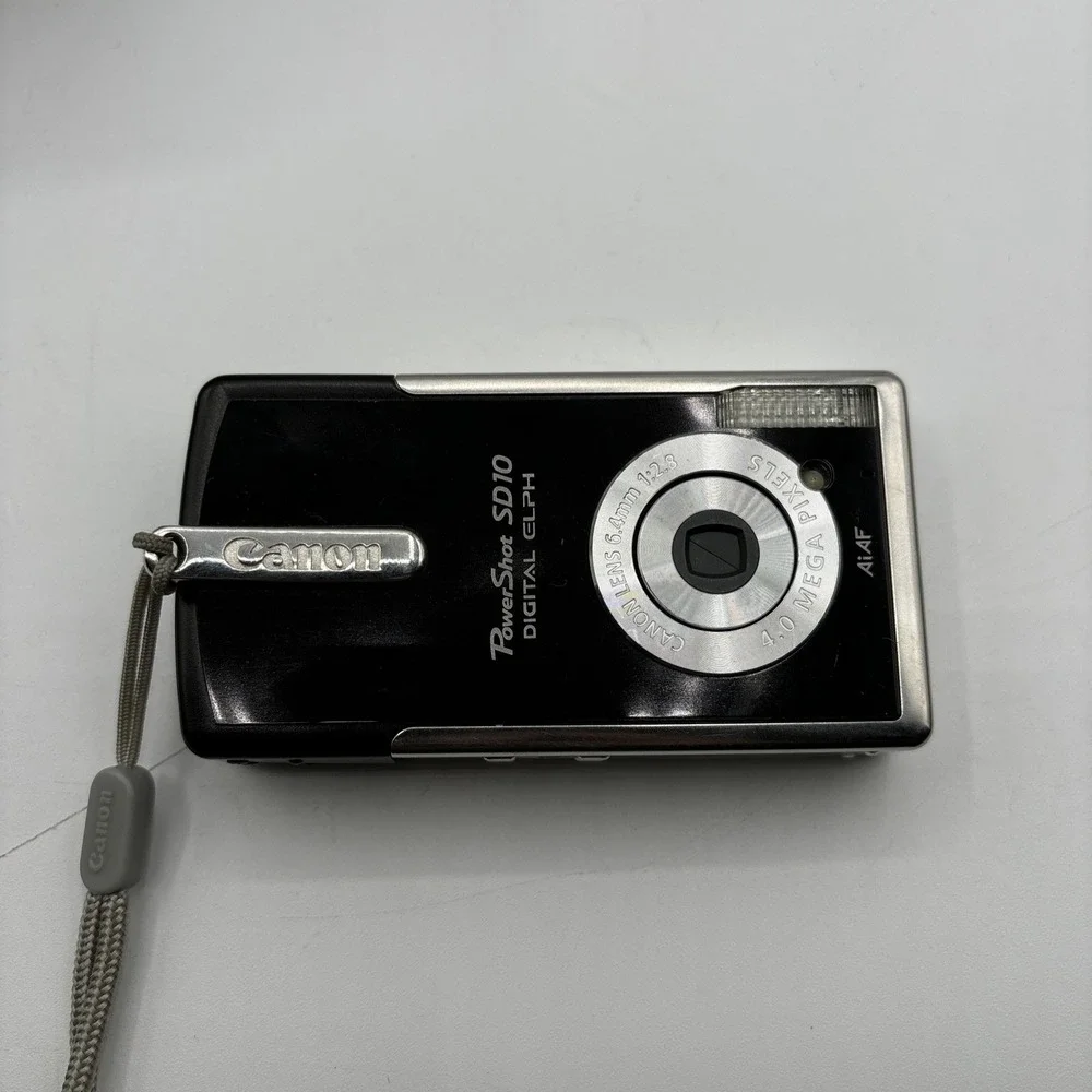 Canon PowerShot SD10 Digital Elph Camera Bundle with Battery/Charger & Box AS IS